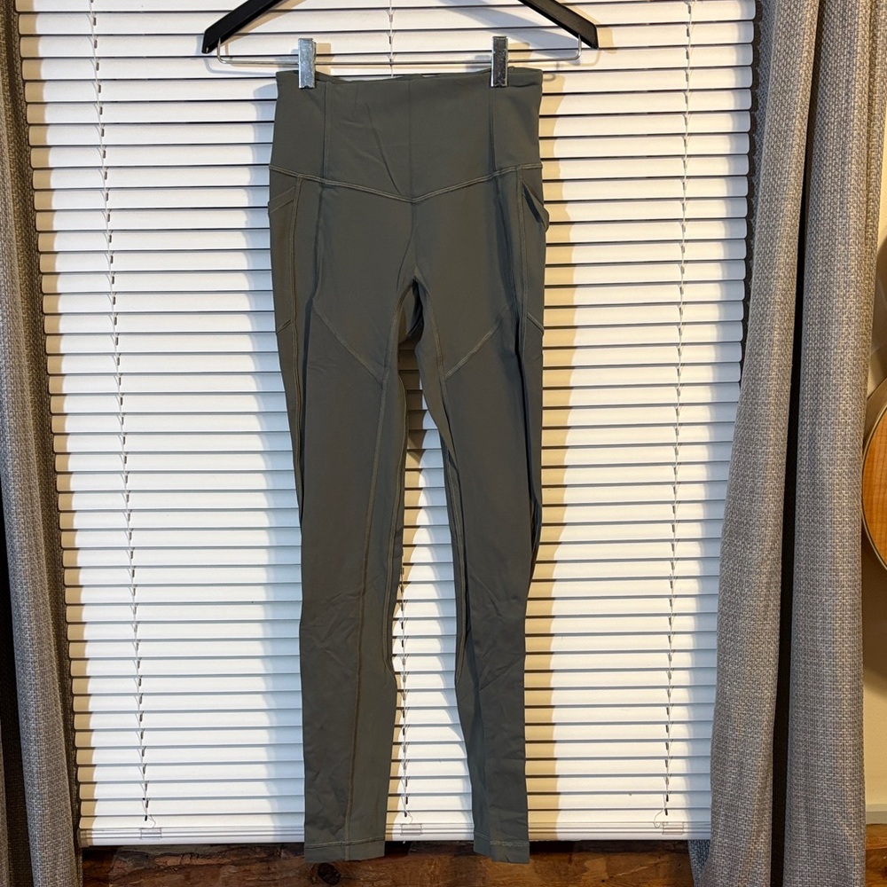 Lululemon Athletica Green Running Leggings
